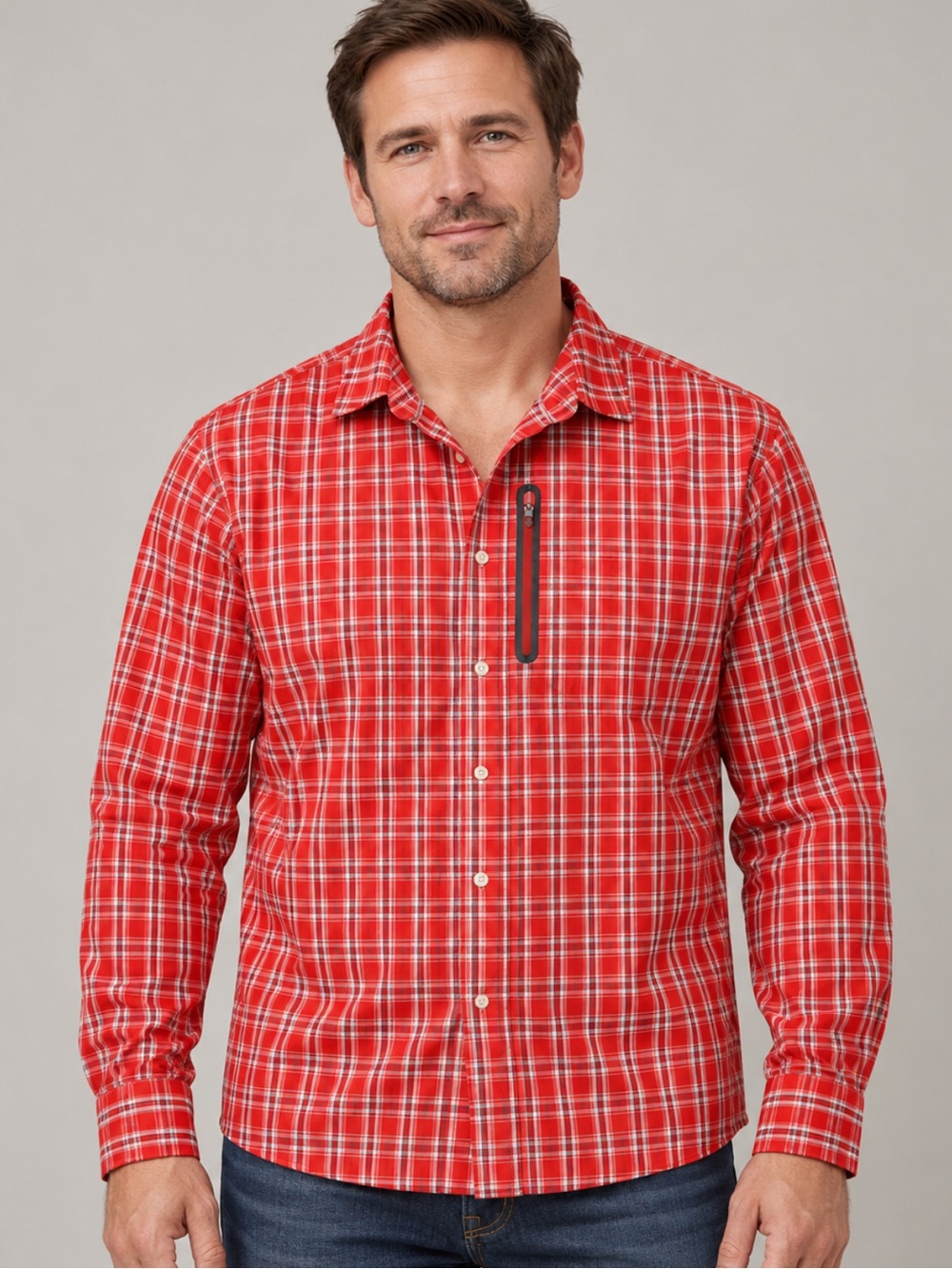 L.L.Bean Plaid Button‑Up Shirt – Men’s Large | Outdoor Core | Heritage Prep